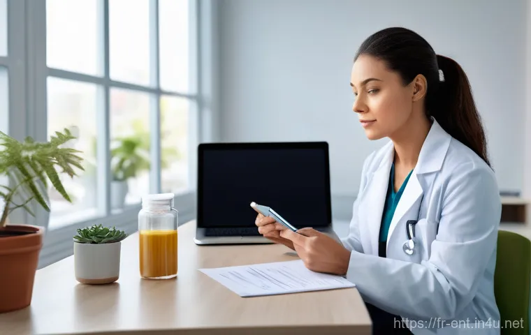어지럼증 검사 종류와 비용 - **Prompt 1: Initial Consultation with a General Practitioner**
    A concerned adult patient, dresse...